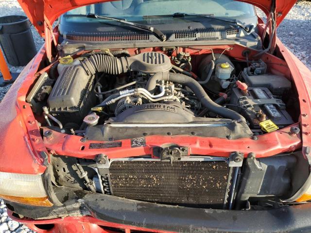 1B7GG22Y0XS159737 - 1999 DODGE DAKOTA RED photo 11