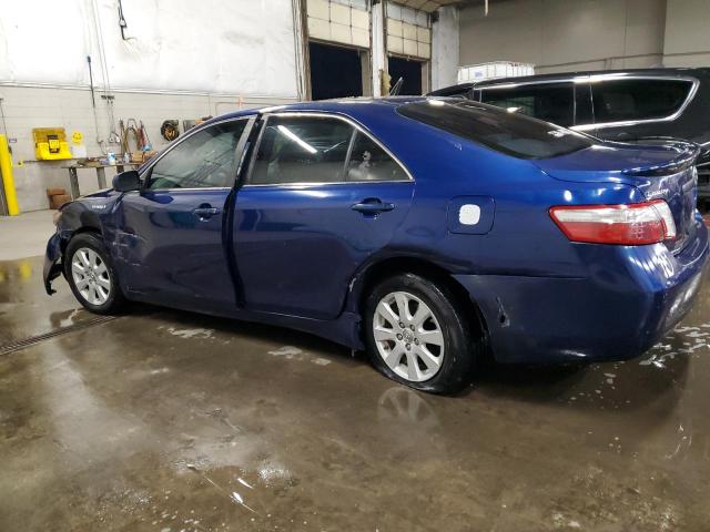 4T1BB46K67U030718 - 2007 TOYOTA CAMRY HYBRID BLUE photo 2