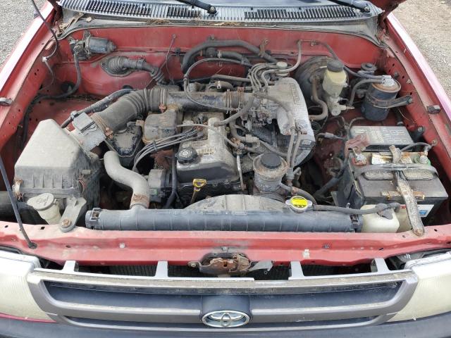 4TANL42N0VZ277162 - 1997 TOYOTA TACOMA RED photo 11