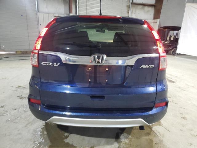 2HKRM4H5XFH696963 - 2015 HONDA CR-V EX BLUE photo 6