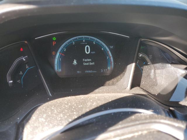 SHHFK7H77HU403340 - 2017 HONDA CIVIC EXL ნაცრისფერი ფოტო 9