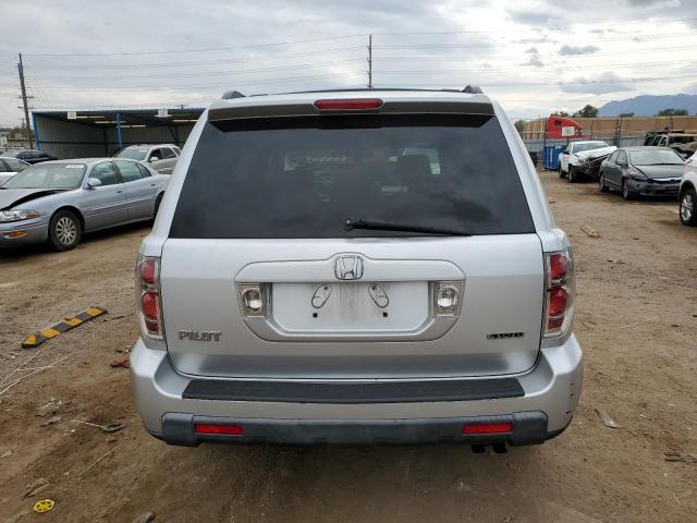 5FNYF18408B022916 - 2008 HONDA PILOT EX SILVER photo 6