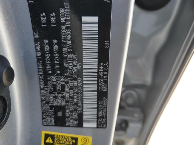 5TDJKRFH8FS079293 - 2015 TOYOTA HIGHLANDER XLE Gümüş foto 13