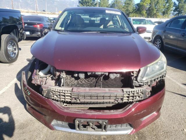 1HGCR2F30FA118649 - 2015 HONDA ACCORD LX BURGUNDY photo 5