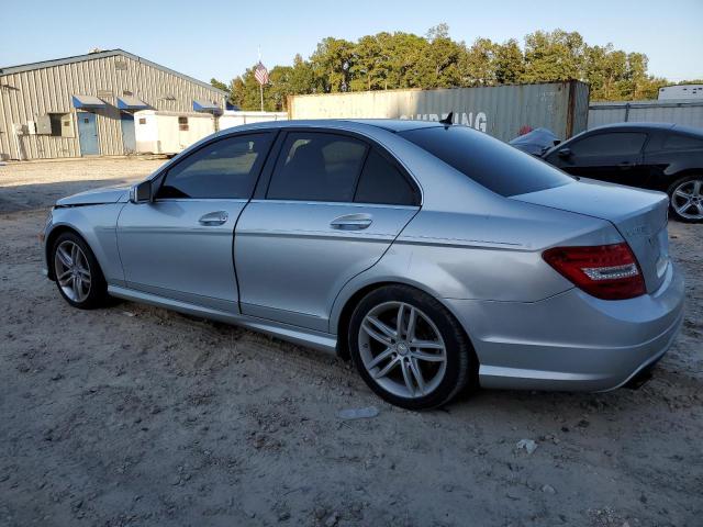 WDDGF4HB2DA855864 - 2013 MERCEDES-BENZ C 250 SILVER photo 2