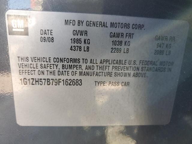 1G1ZH57B79F162683 - 2009 CHEVROLET MALIBU 1LT 灰色 照片 13