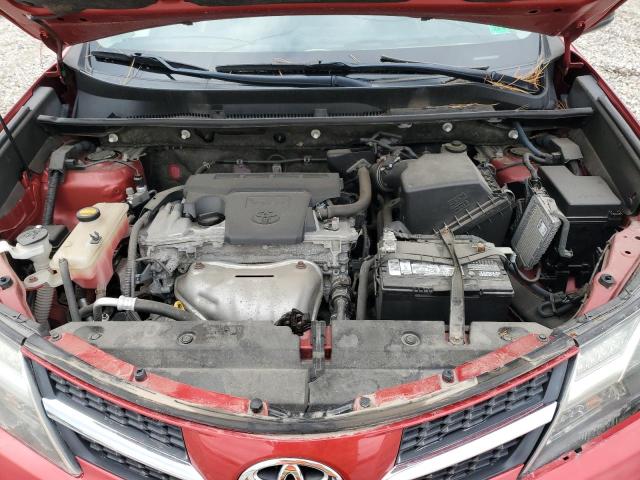 JTMBFREV5D5013495 - 2013 TOYOTA RAV4 LE RED photo 12