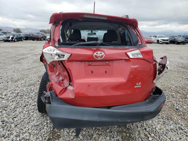 JTMBFREV5D5013495 - 2013 TOYOTA RAV4 LE RED photo 6