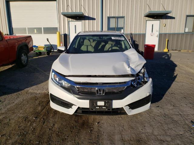 19XFC2F73JE207069 - 2018 HONDA CIVIC EX WHITE photo 5