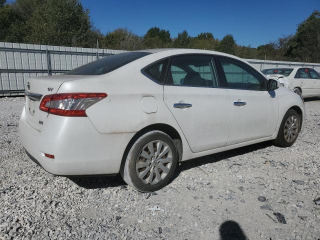 3N1AB7AP4DL733554 - 2013 NISSAN SENTRA S WHITE photo 3