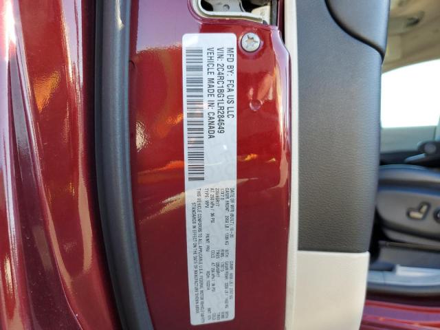 2C4RC1BG1LR284649 - 2020 CHRYSLER PACIFICA TOURING L MAROON photo 13