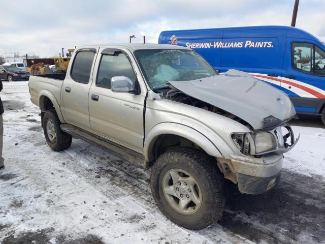 5TEHN72N81Z776299 - 2001 TOYOTA TACOMA DOUBLE CAB SILVER photo 4