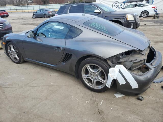 WP0AA2A83BU760811 - 2011 PORSCHE CAYMAN GRAY photo 2