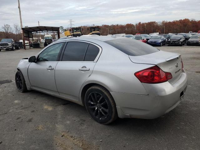 JNKBV61F57M822374 - 2007 INFINITI G35 SILVER photo 2