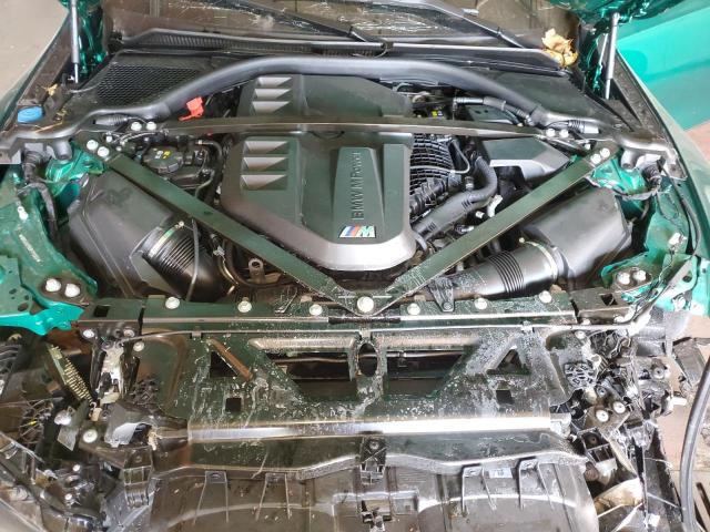 WBS43AY03PFP12537 - 2023 BMW M3 COMPETITION GREEN photo 11