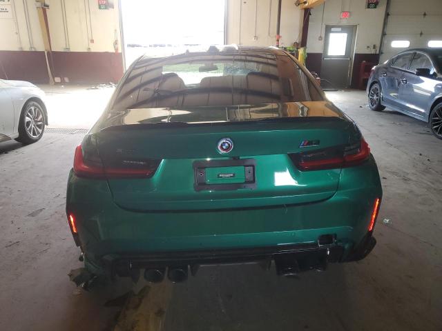 WBS43AY03PFP12537 - 2023 BMW M3 COMPETITION GREEN photo 6