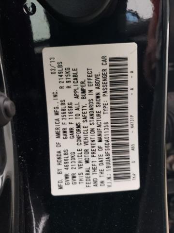 19UUA8F56DA011358 - 2013 ACURA TL TECH BLACK photo 12