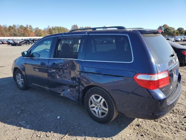 5FNRL38487B083745 - 2007 HONDA ODYSSEY EX BLUE photo 2