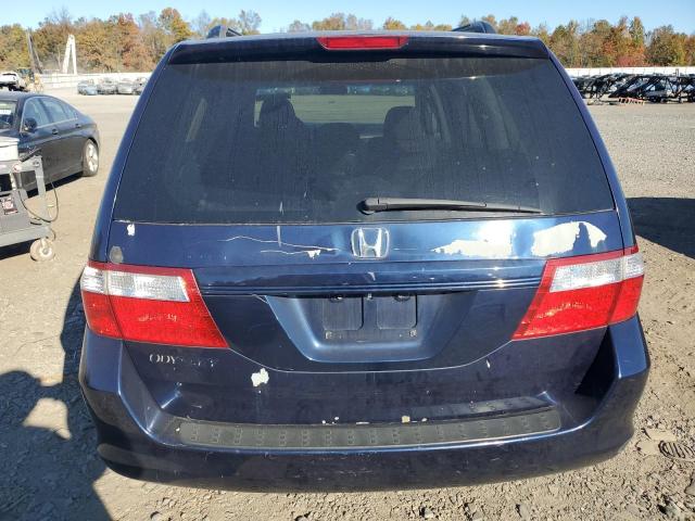 5FNRL38487B083745 - 2007 HONDA ODYSSEY EX BLUE photo 6