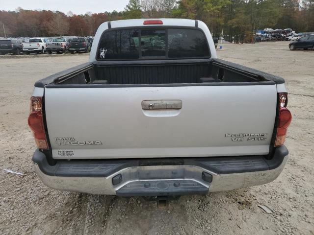 5TEJU62N28Z496094 - 2008 TOYOTA TACOMA DOUBLE CAB PRERUNNER SILVER photo 6