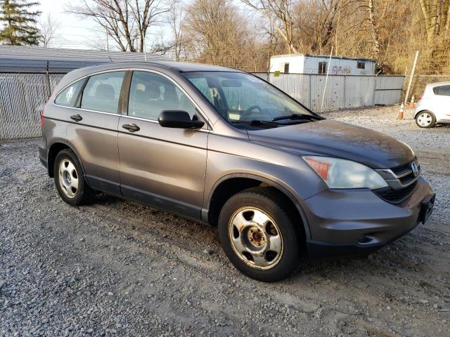 5J6RE4H33AL051971 - 2010 HONDA CR-V LX GRAY photo 4