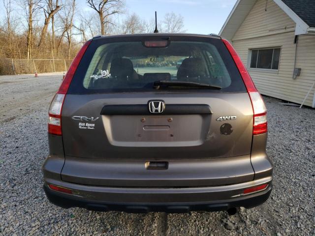 5J6RE4H33AL051971 - 2010 HONDA CR-V LX GRAY photo 6