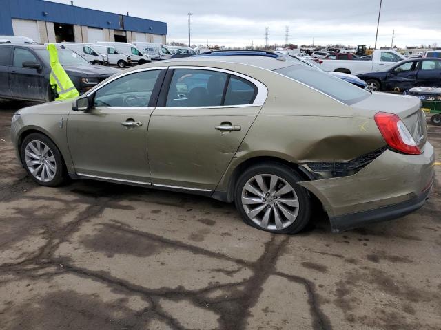 1LNHL9DK8DG606049 - 2013 LINCOLN MKS GOLD photo 2