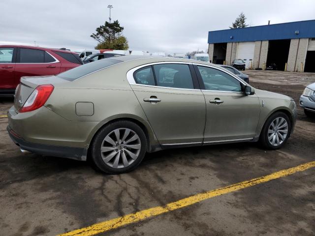 1LNHL9DK8DG606049 - 2013 LINCOLN MKS GOLD photo 3