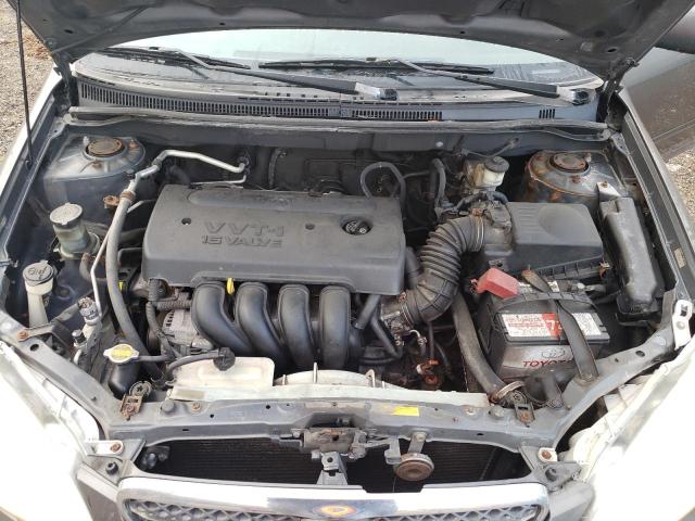 2T1BR32E77C824747 - 2007 TOYOTA COROLLA CE GRAY photo 11