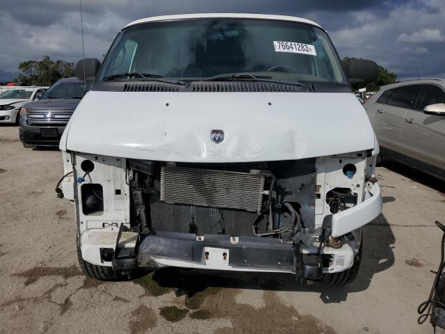 2B5WB35Z62K123793 - 2002 DODGE RAM WAGON B3500 WHITE photo 5