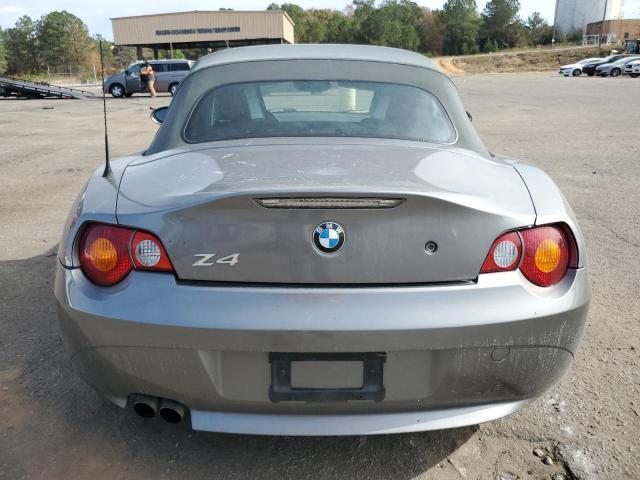 4USBT535X4LU07245 - 2004 BMW Z4 3.0 SILVER photo 6