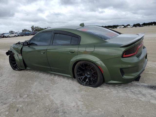 2C3CDXGJ2KH504707 - 2019 DODGE CHARGER SCAT PACK GREEN photo 2