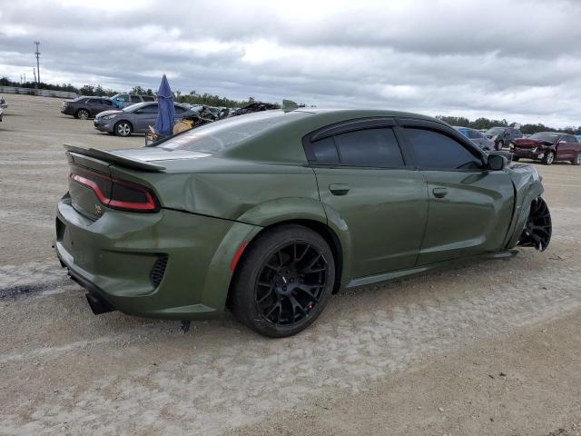 2C3CDXGJ2KH504707 - 2019 DODGE CHARGER SCAT PACK GREEN photo 3