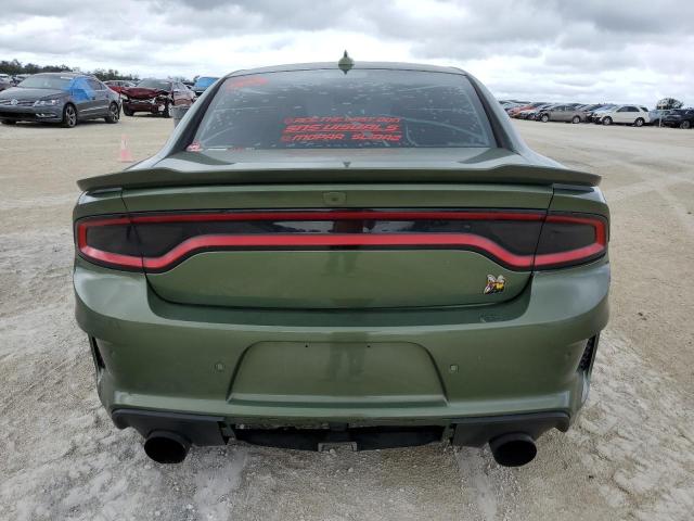 2C3CDXGJ2KH504707 - 2019 DODGE CHARGER SCAT PACK GREEN photo 6