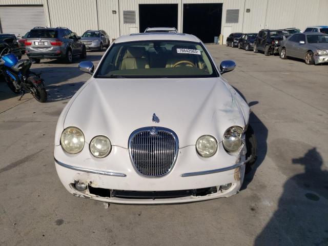 SAJWA01TX5FN49906 - 2005 JAGUAR S-TYPE WHITE photo 5