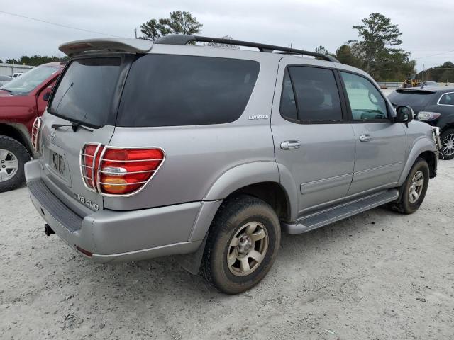 5TDBT48A71S029840 - 2001 TOYOTA SEQUOIA LIMITED SILVER photo 3