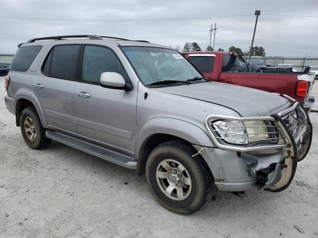 5TDBT48A71S029840 - 2001 TOYOTA SEQUOIA LIMITED SILVER photo 4