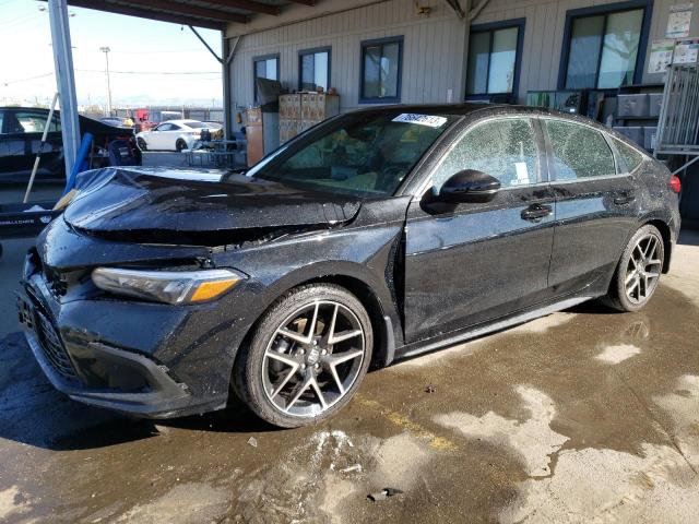 19XFL1G88NE013032 - 2022 HONDA CIVIC SPORT TOURING BLACK photo 1