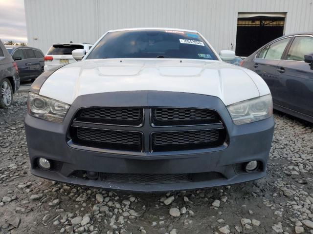 2C3CDXCT6DH563222 - 2013 DODGE CHARGER R/T WHITE photo 5