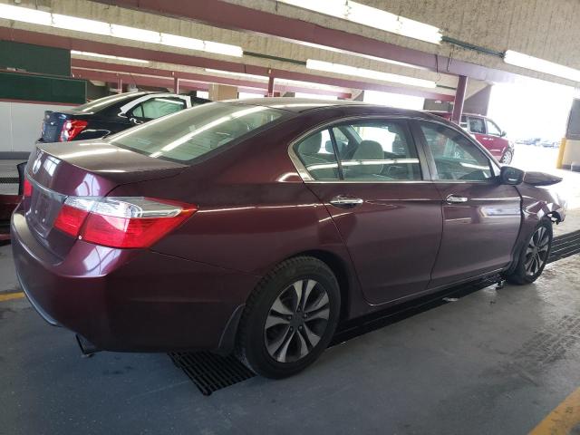 1HGCR2F30DA193512 - 2013 HONDA ACCORD LX BURGUNDY photo 3