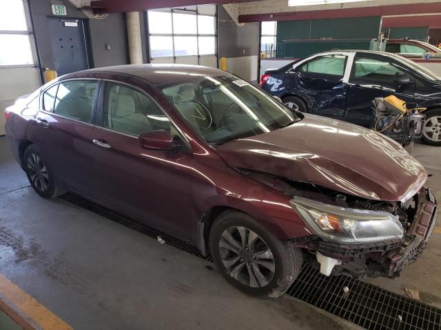 1HGCR2F30DA193512 - 2013 HONDA ACCORD LX BURGUNDY photo 4