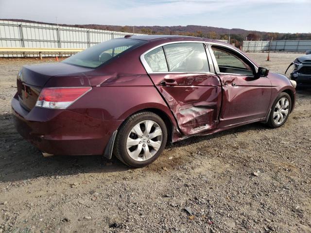 1HGCP2F86AA080175 - 2010 HONDA ACCORD EXL BURGUNDY photo 3