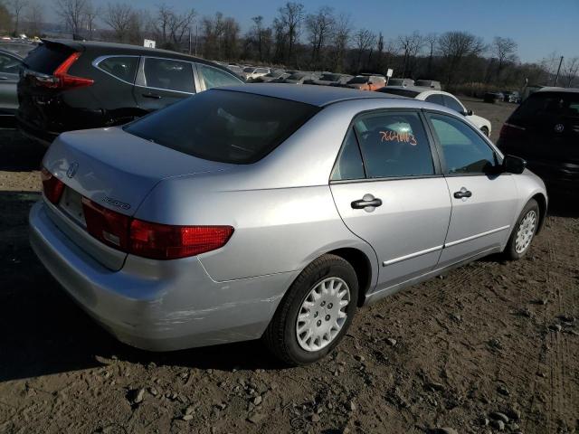 1HGCM56185A125622 - 2005 HONDA ACCORD DX SILVER photo 3