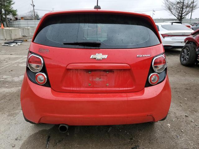 1G1JA6SH0G4137264 - 2016 CHEVROLET SONIC LS RED photo 6