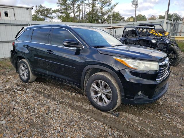 5TDKKRFH7FS050534 - 2015 TOYOTA HIGHLANDER XLE BLACK photo 4