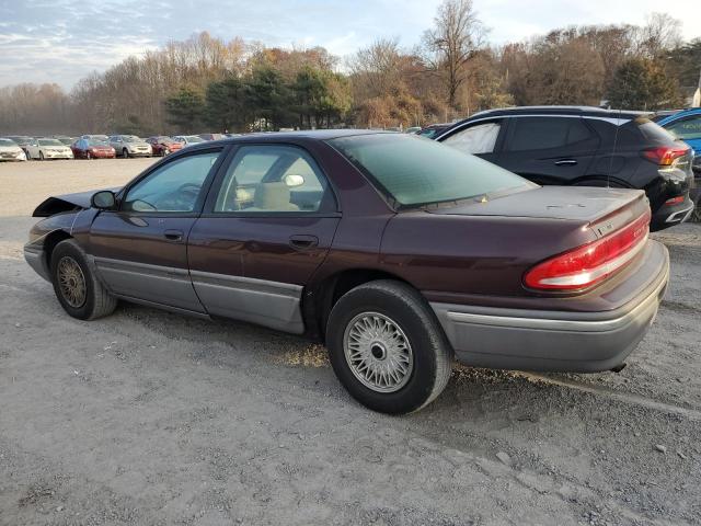 1C3HD56T0SF664874 - 1995 CHRYSLER CONCORDE MAROON photo 2