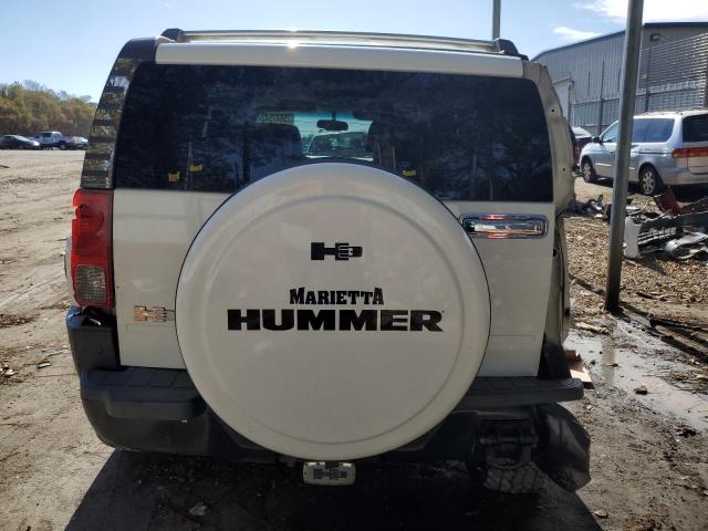 5GTDN136068271491 - 2006 HUMMER H3 WHITE photo 6