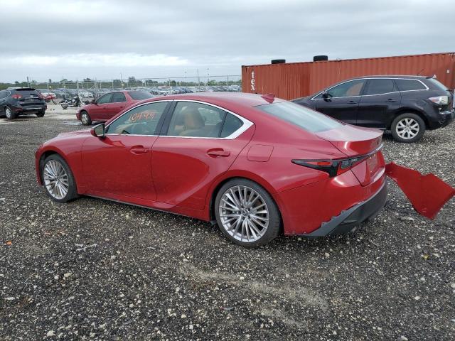 JTHDA1D20N5122902 - 2022 LEXUS IS 300 RED photo 2