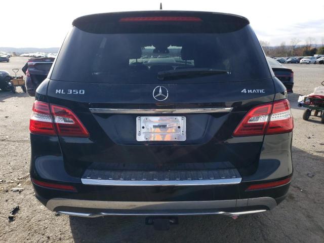 4JGDA5HB8CA097296 - 2012 MERCEDES-BENZ ML 350 4MATIC BLACK photo 6
