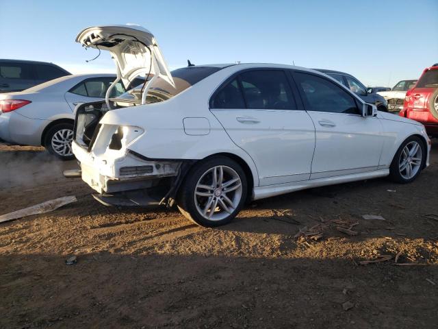 WDDGF4HB6ER313430 - 2014 MERCEDES-BENZ C 250 WHITE photo 3